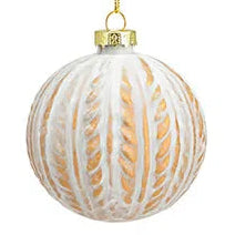 Weihnachtskugel Champagner – Elegante Christbaumkugel 8 cm