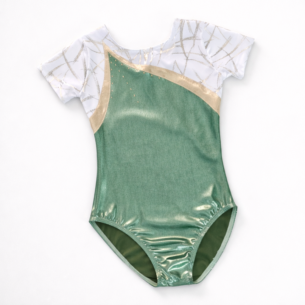Turndress "Elena" & Short, grün/gold – Swiss Made | Bronner Design