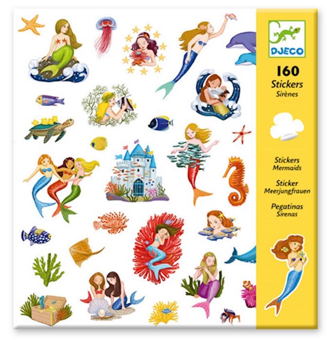 Djeco Stickers – 160 bunte Aufkleber für Kinder ab 4 Jahren