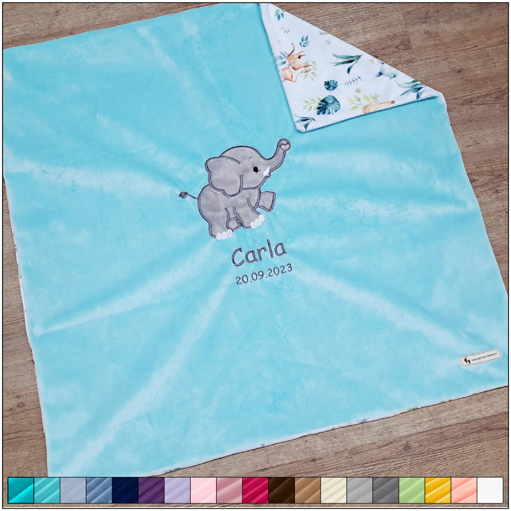 Babykuscheldecke Elefant, diverse Farben