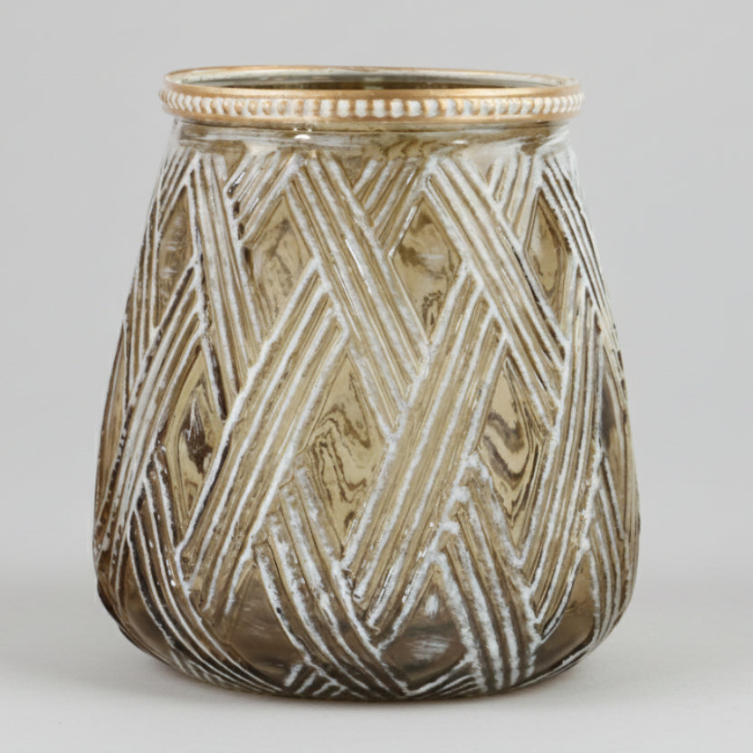 Windlicht FÈS – Vielseitige Vase & Windlichthalter in Naturtönen
