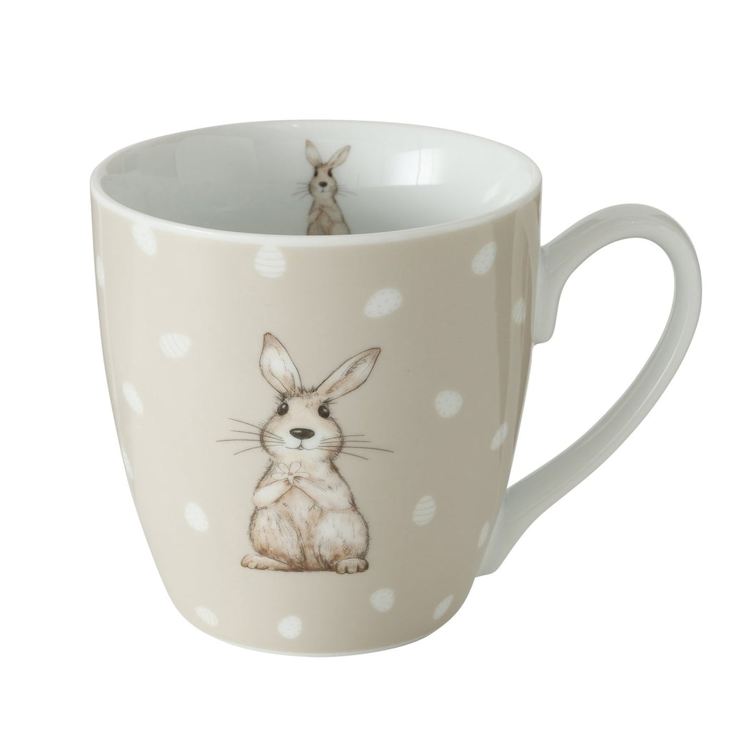 Jumbobecher Sammy - Großer Kaffeebecher 330ml mit Blumenmuster
