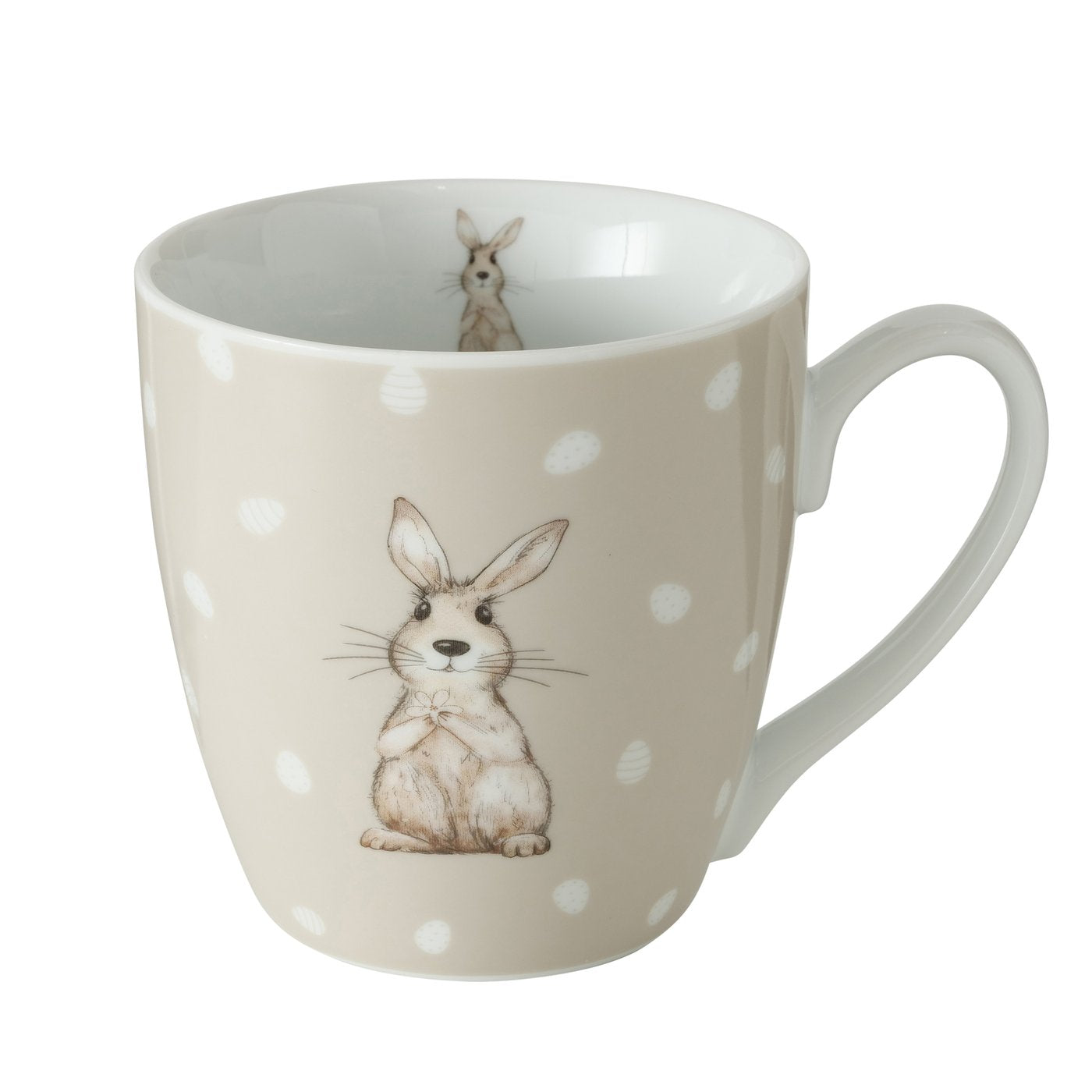 Jumbobecher Sammy - Großer Kaffeebecher 330ml mit Blumenmuster