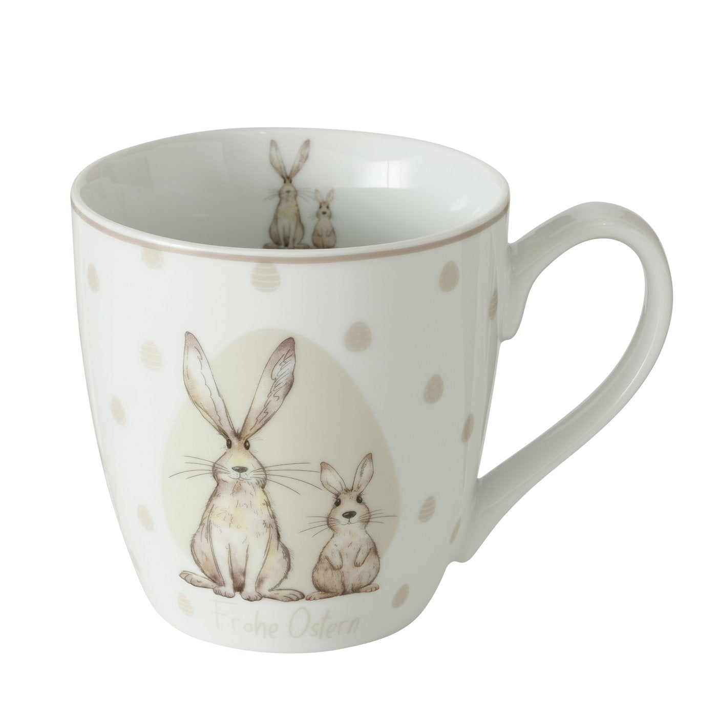 Jumbobecher Sammy - Großer Kaffeebecher 330ml mit Blumenmuster