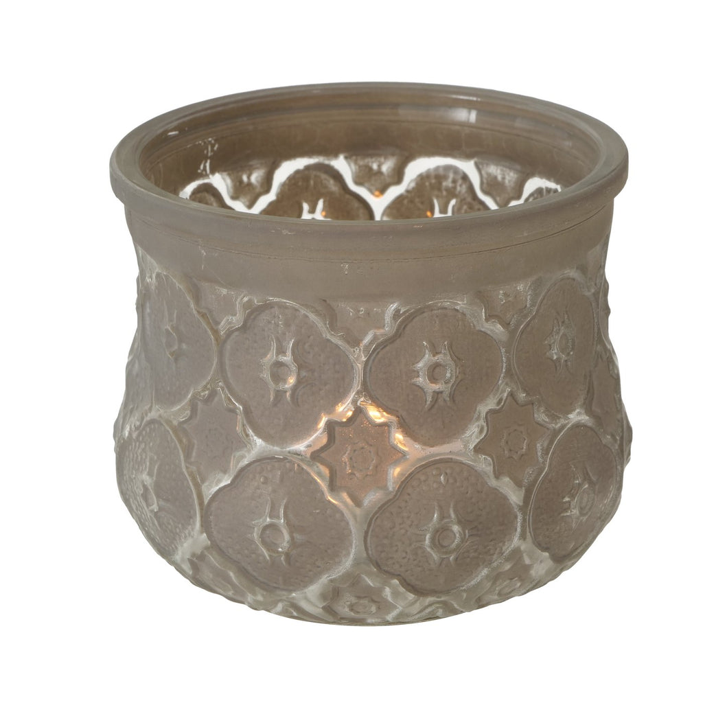 Windlicht Tunis – Glas mit Ornamenten