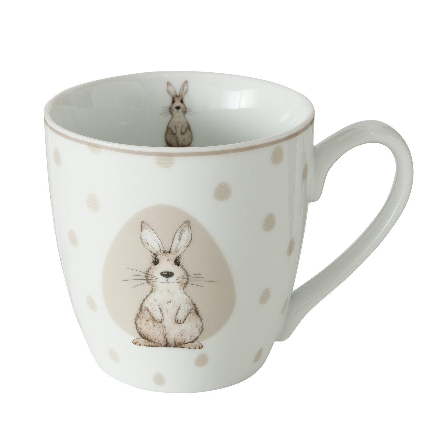 Jumbobecher Sammy - Großer Kaffeebecher 330ml mit Blumenmuster