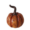 Deko-Kürbis Magalo – handbemalt in Orange, 9 cm