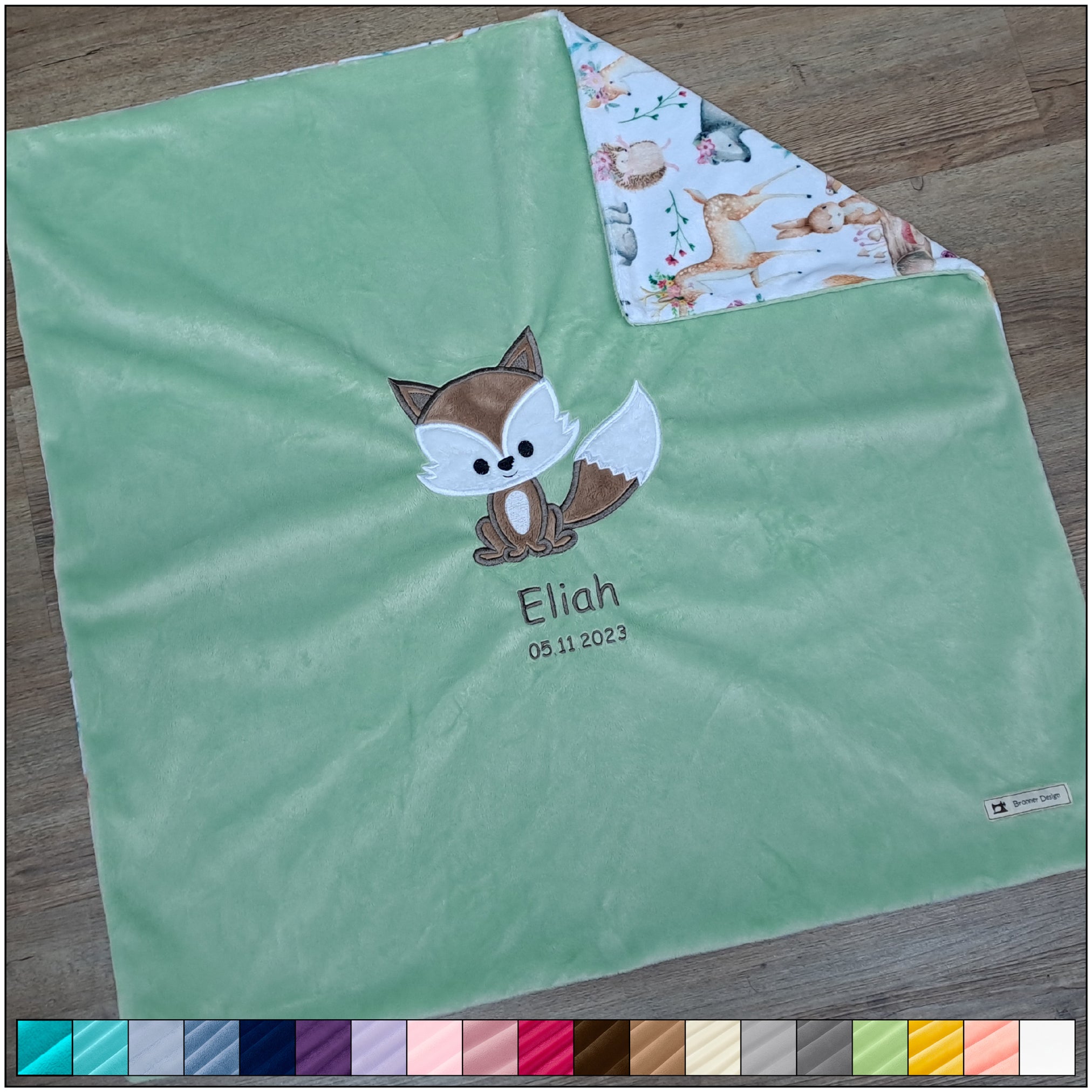 Babykuscheldecke Fuchs, diverse Farben