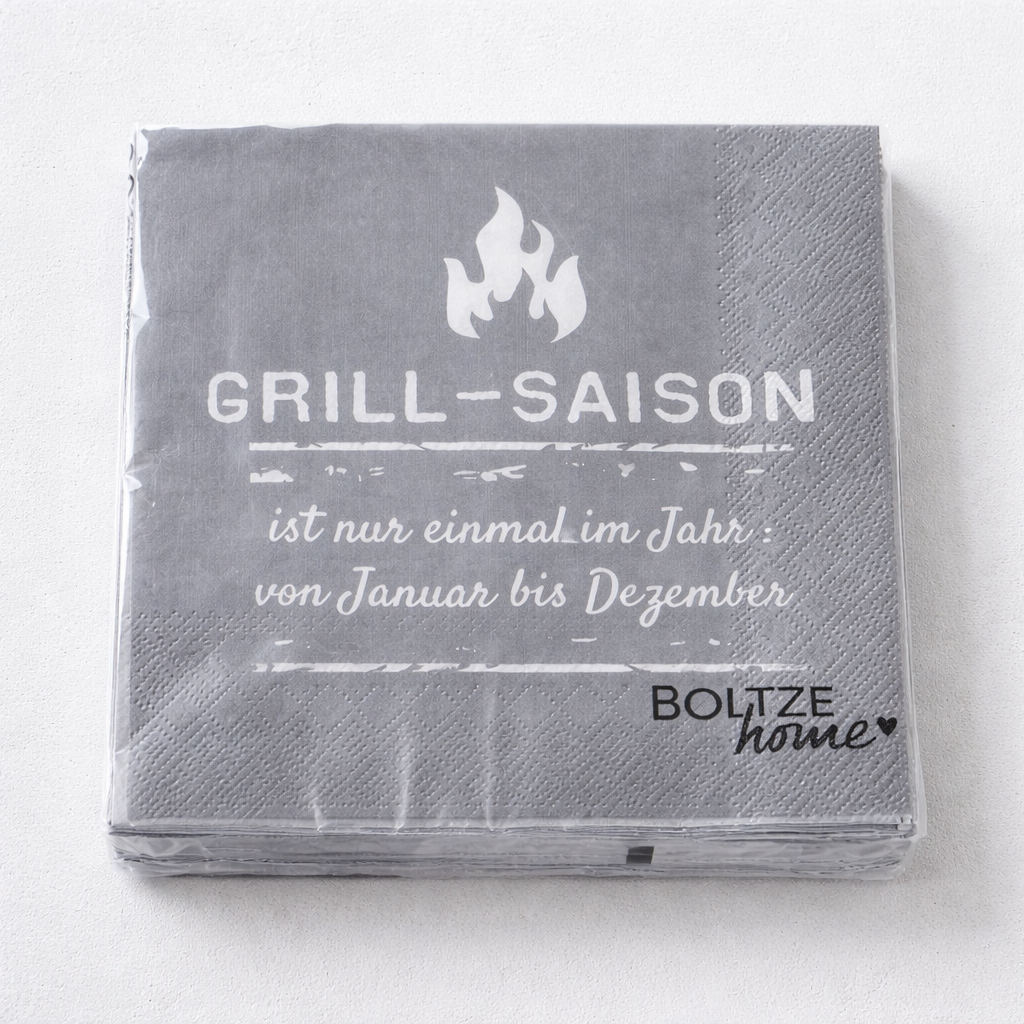 Serviette Grillen