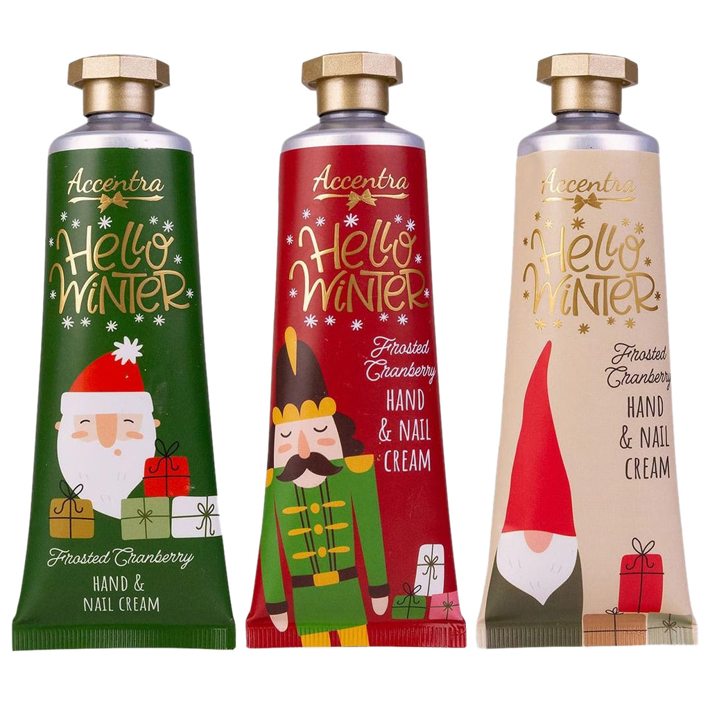 Hand- & Nagelcreme Hello Winter – Frosted Cranberry, 60 ml