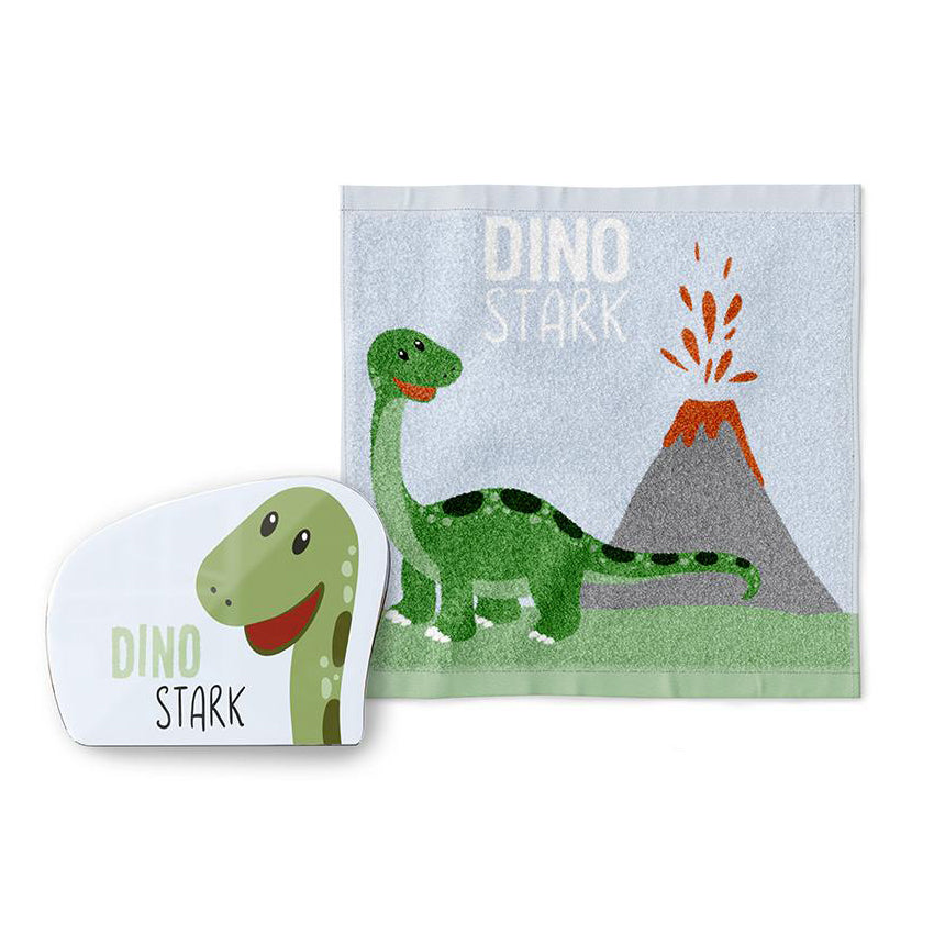 Magisches Handtuch 30x30 Dino