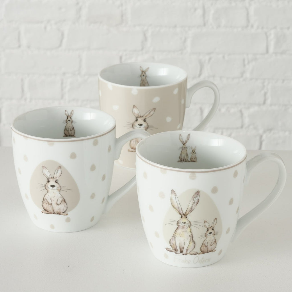 Jumbobecher Sammy - Großer Kaffeebecher 330ml mit Blumenmuster