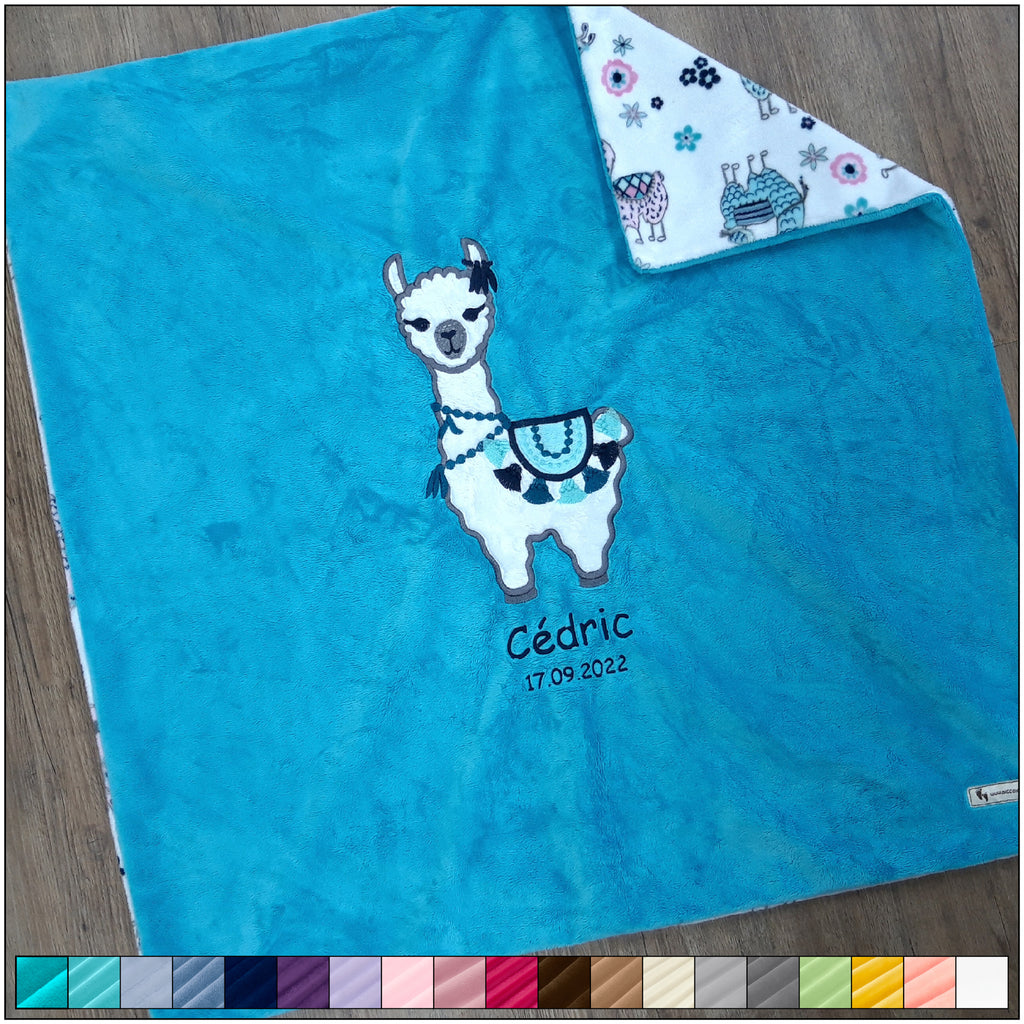 Babykuscheldecke Lama, diverse Farben