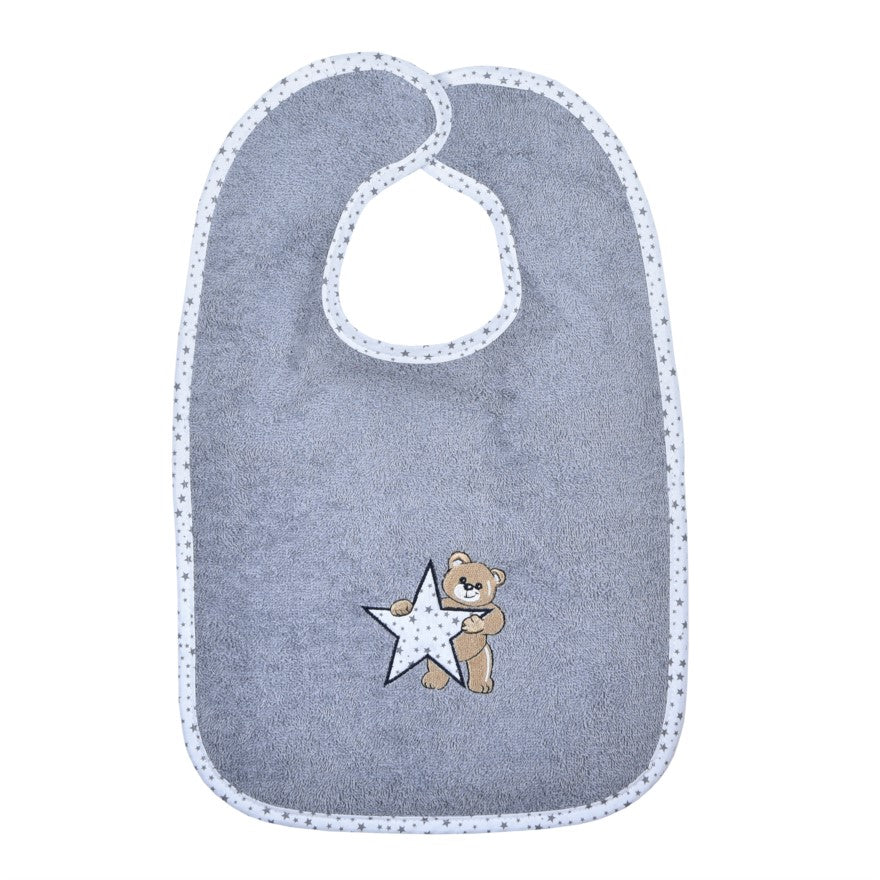 Riesen-Klettlätzchen Baumwolle mit Stickerei