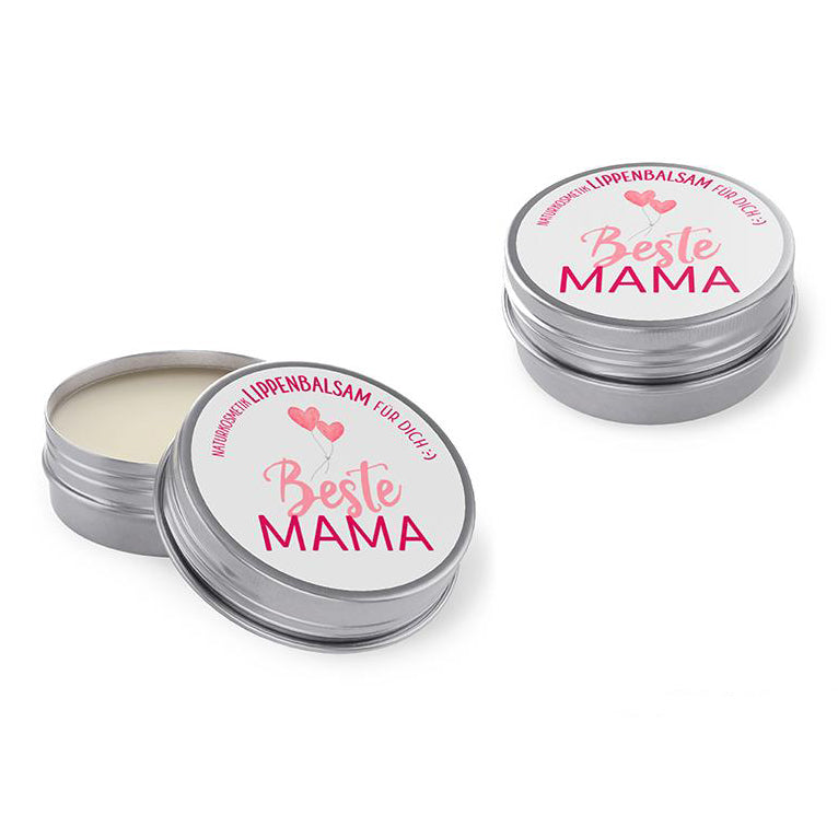 Lippenbalsam «Beste Mama» – Naturkosmetik mit Vanille, 10 g