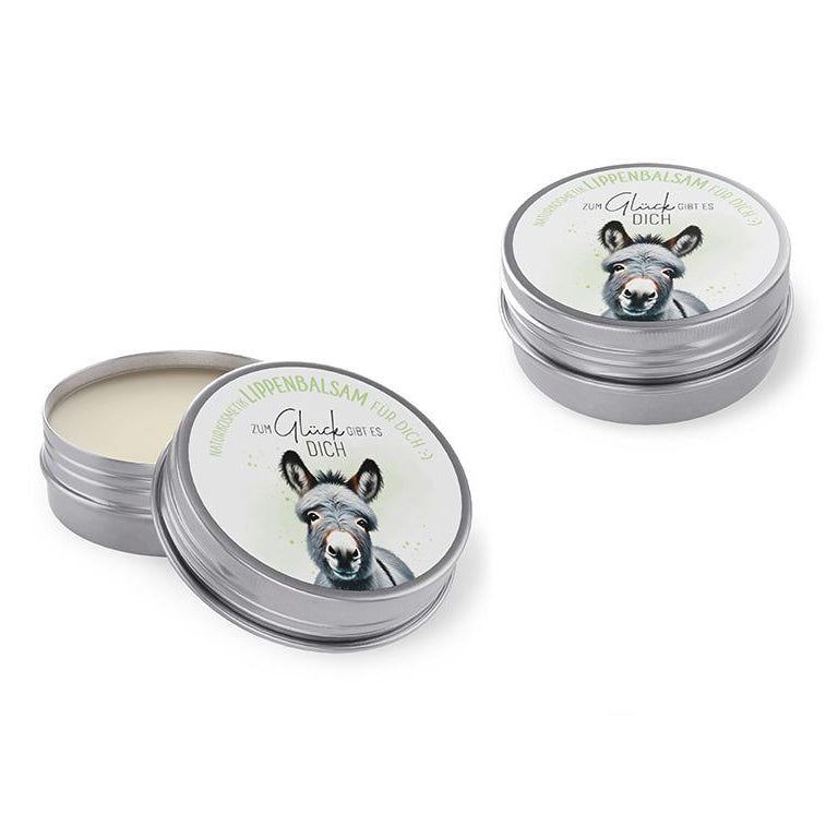 Lippenbalsam «Esel» – Naturkosmetik mit Vanille, 10 g