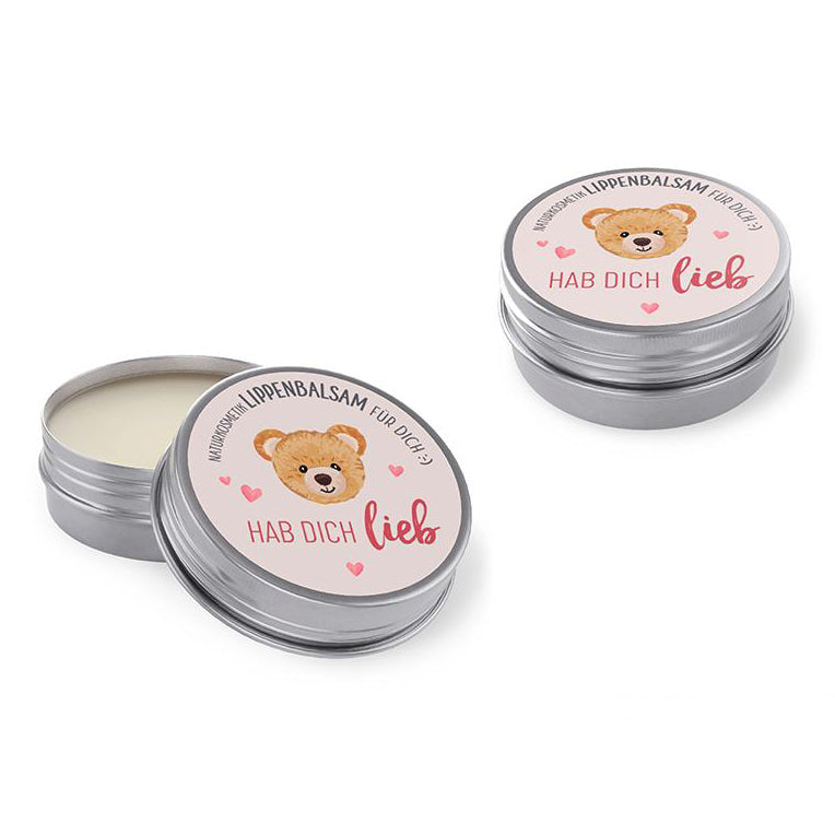 Lippenbalsam «Hab dich lieb» – Naturkosmetik mit Vanille, 10 g