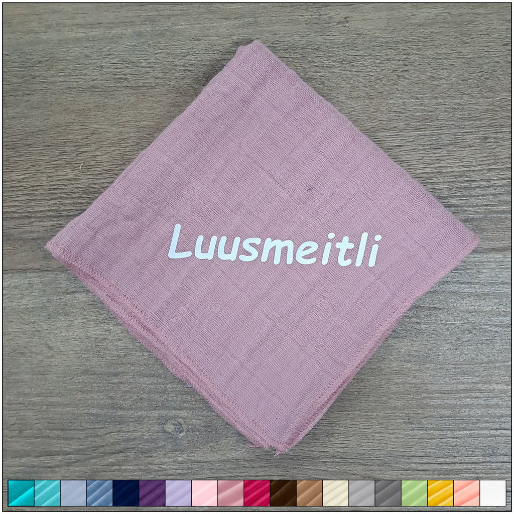 Nuscheli Luusmeitli, diverse Farben