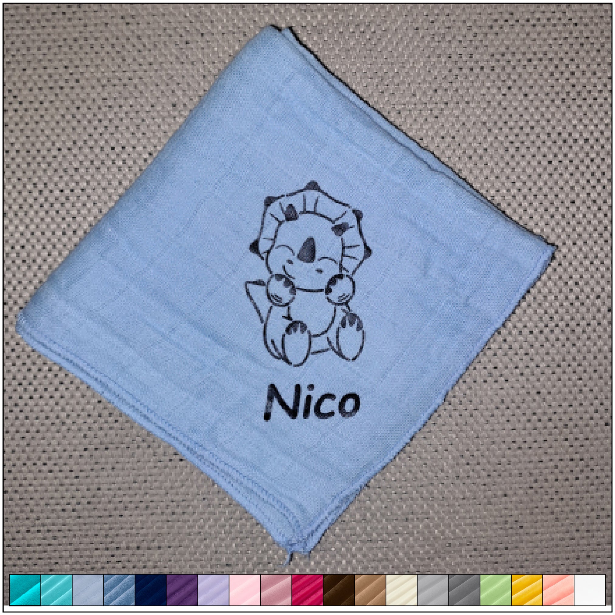 Nuscheli Dinosaurier Triceratops, diverse Farben