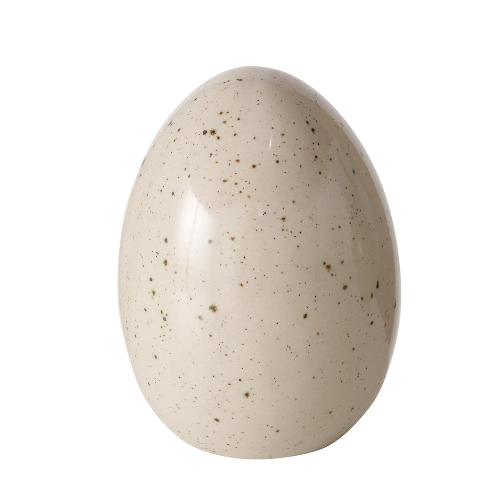 Dekoaufsteller Mylana – Handgearbeitetes Porzellan-Ei