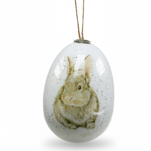 Ostereier zum Hängen Groß – Deko-Eier Weiß, Gelb, Braun für Ostern