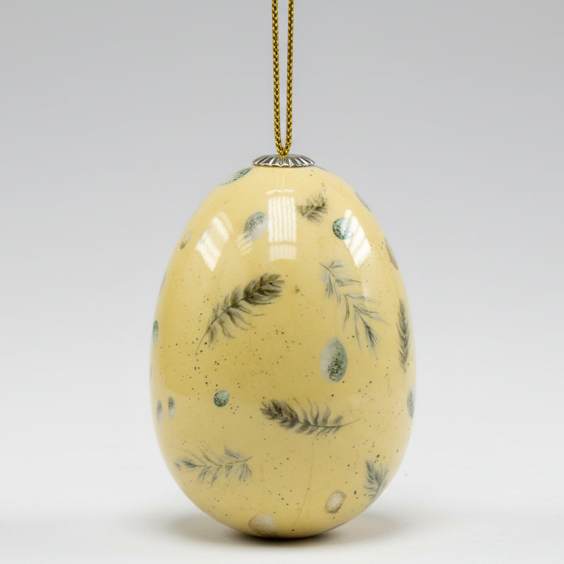 Ostereier zum Hängen Groß – Deko-Eier Weiß, Gelb, Braun für Ostern