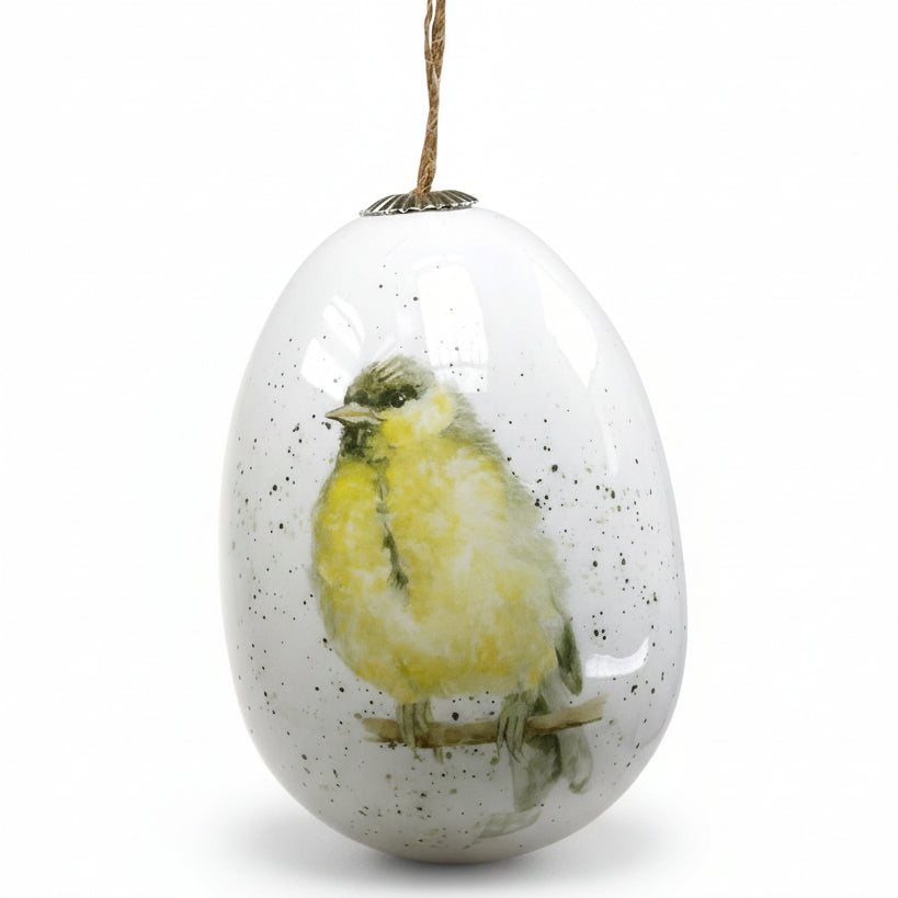 Ostereier zum Hängen Groß – Deko-Eier Weiß, Gelb, Braun für Ostern