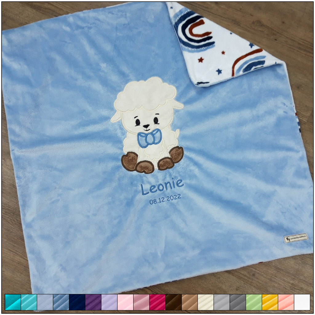 Babykuscheldecke Schaf, diverse Farben