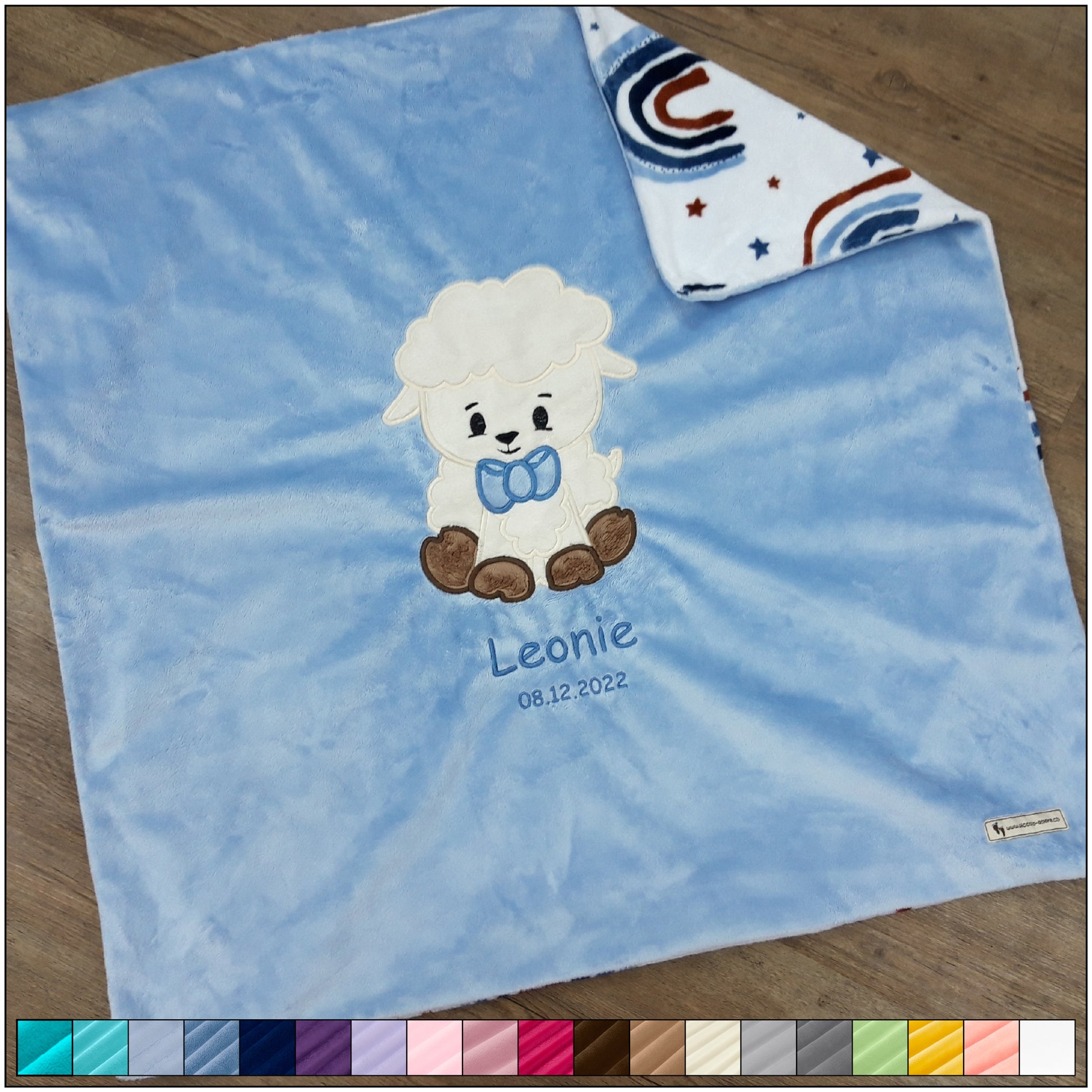 Babykuscheldecke Schaf, diverse Farben