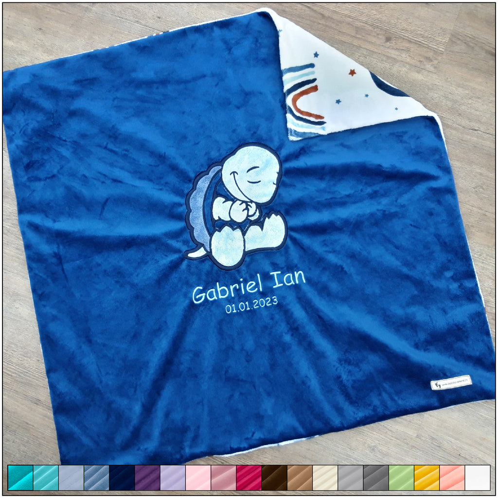 Babykuscheldecke Schildkröte, diverse Farben