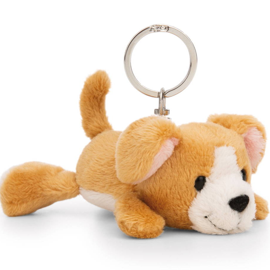 NICI Homies Schlüsselanhänger Hund – Plüsch, nachhaltig, 10 cm