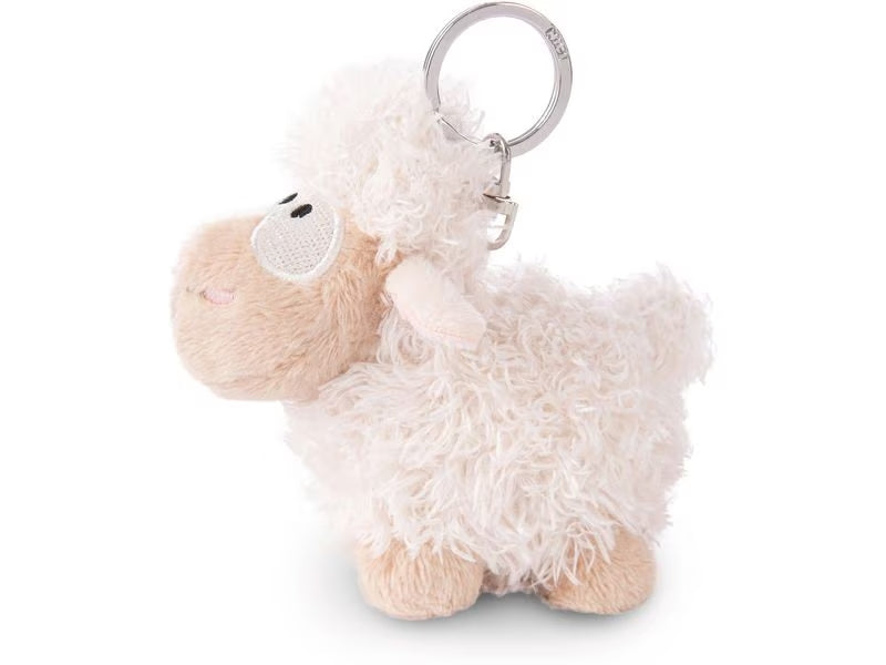 NICI Schlüsselanhänger Schaf Weiss – Plüsch aus recyceltem Material