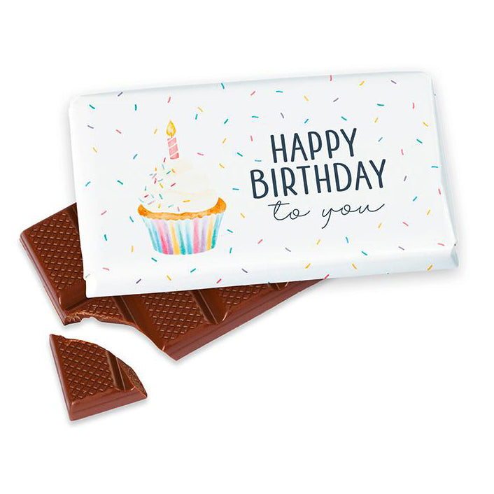 Geschenkschokolade "Torte" 40g | Premium Vollmilch | la vida