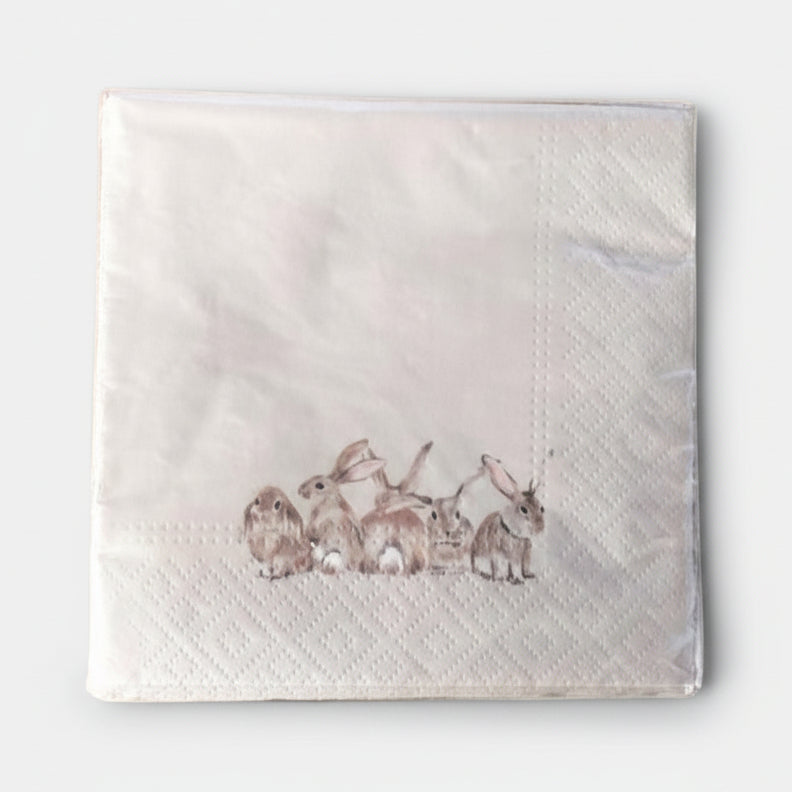Cocktailserviette Osterhasen