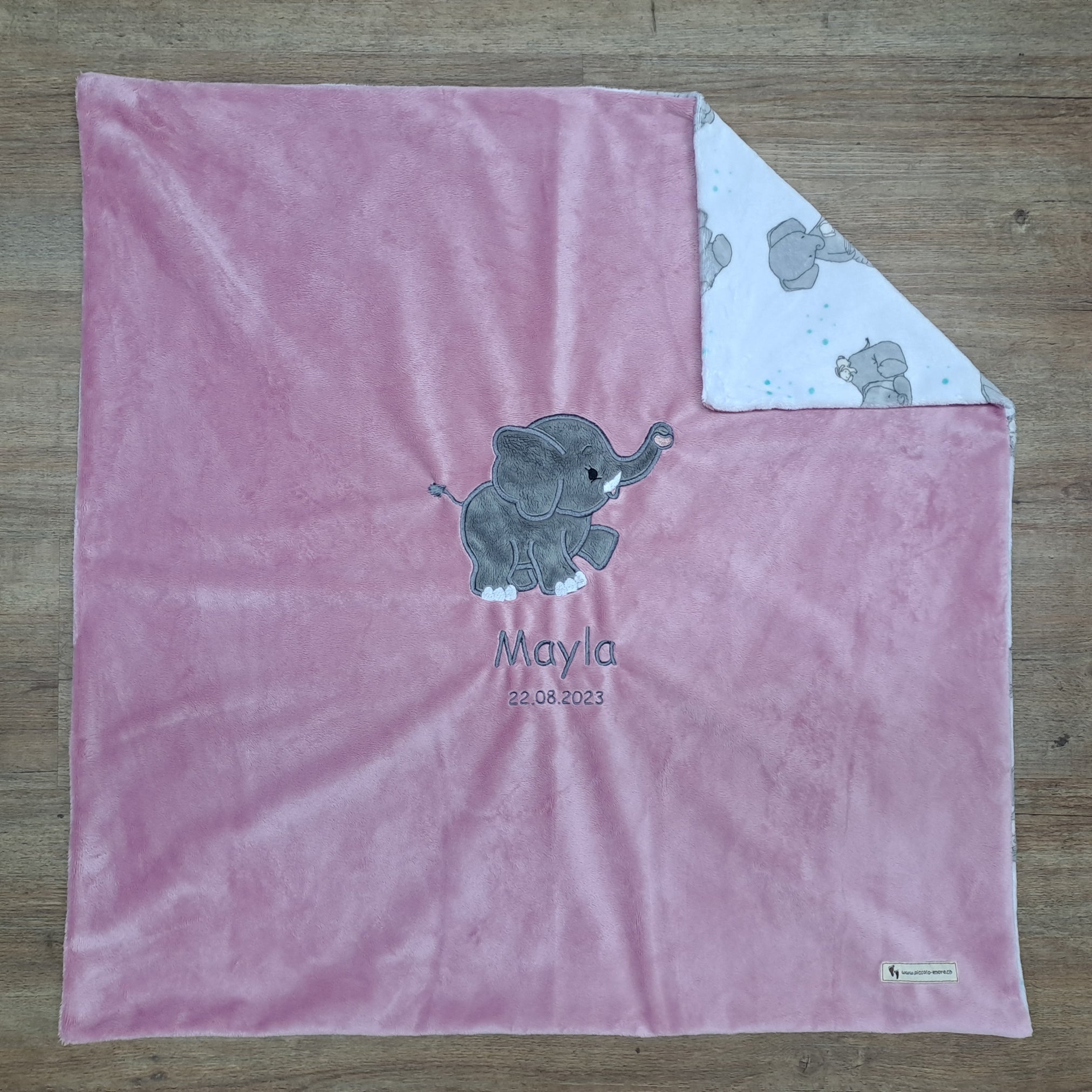 Babykuscheldecke Elefant, diverse Farben