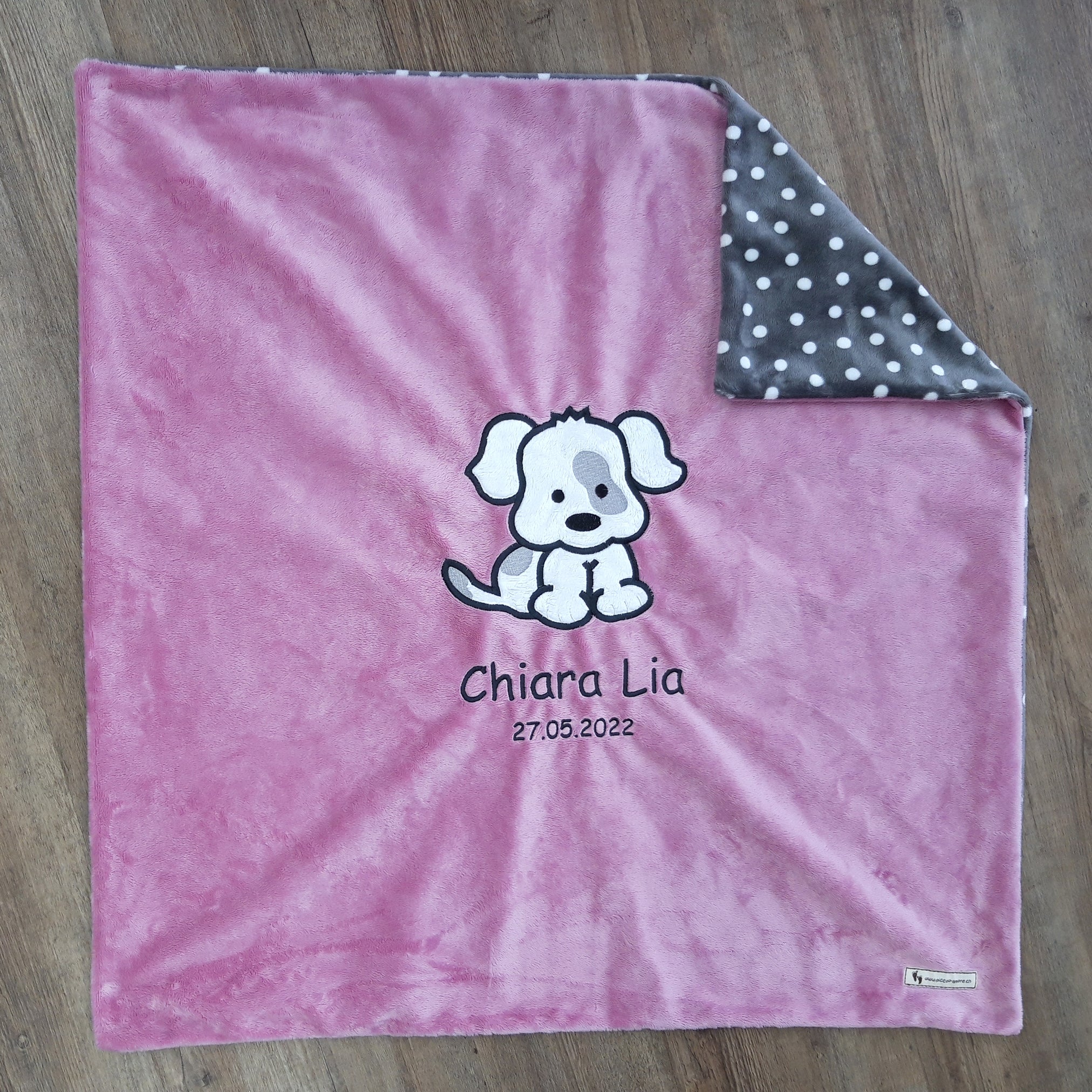 Babykuscheldecke Hund, diverse Farben