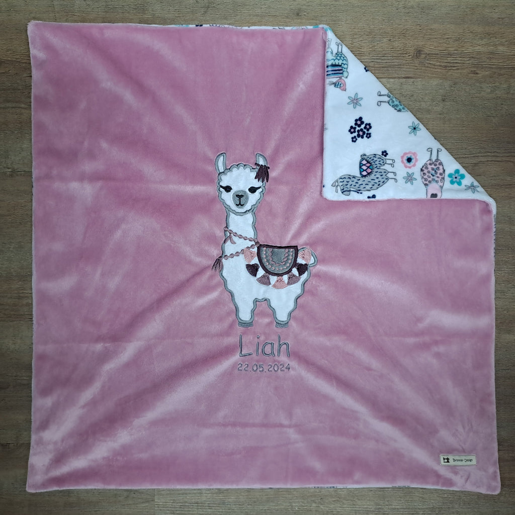 Babykuscheldecke Lama, diverse Farben