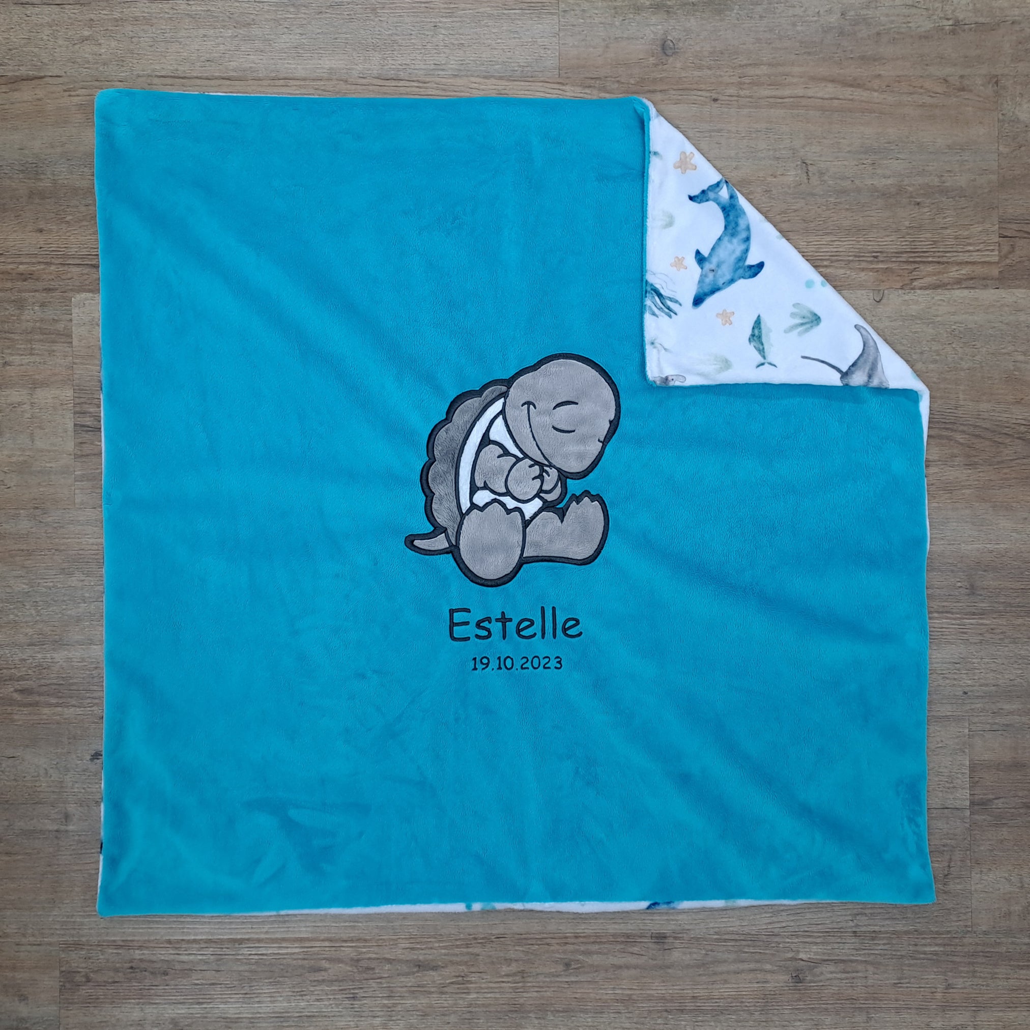 Babykuscheldecke Schildkröte, diverse Farben