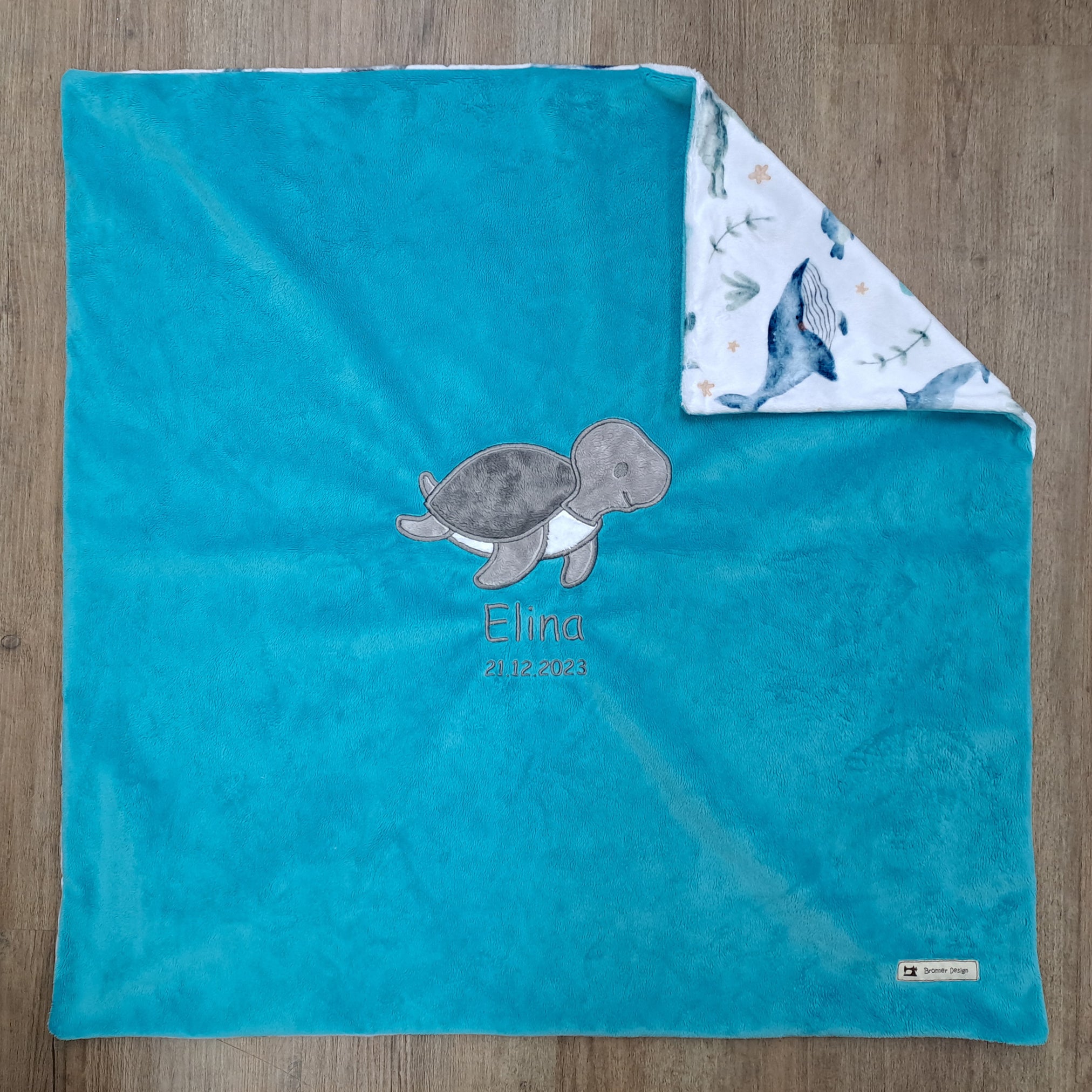 Babykuscheldecke Meeresschildkröte, diverse Farben