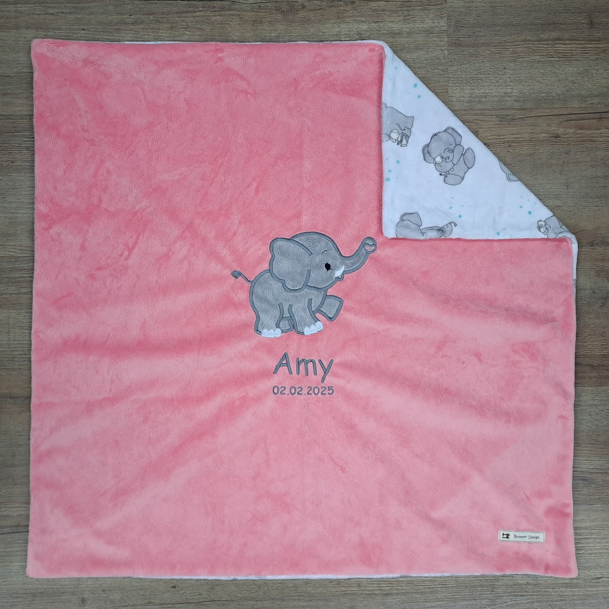 Babykuscheldecke Elefant, diverse Farben