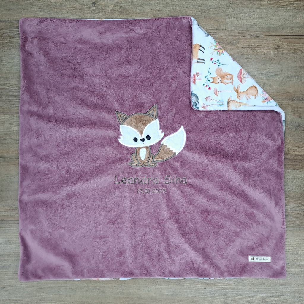 Babykuscheldecke Fuchs, diverse Farben