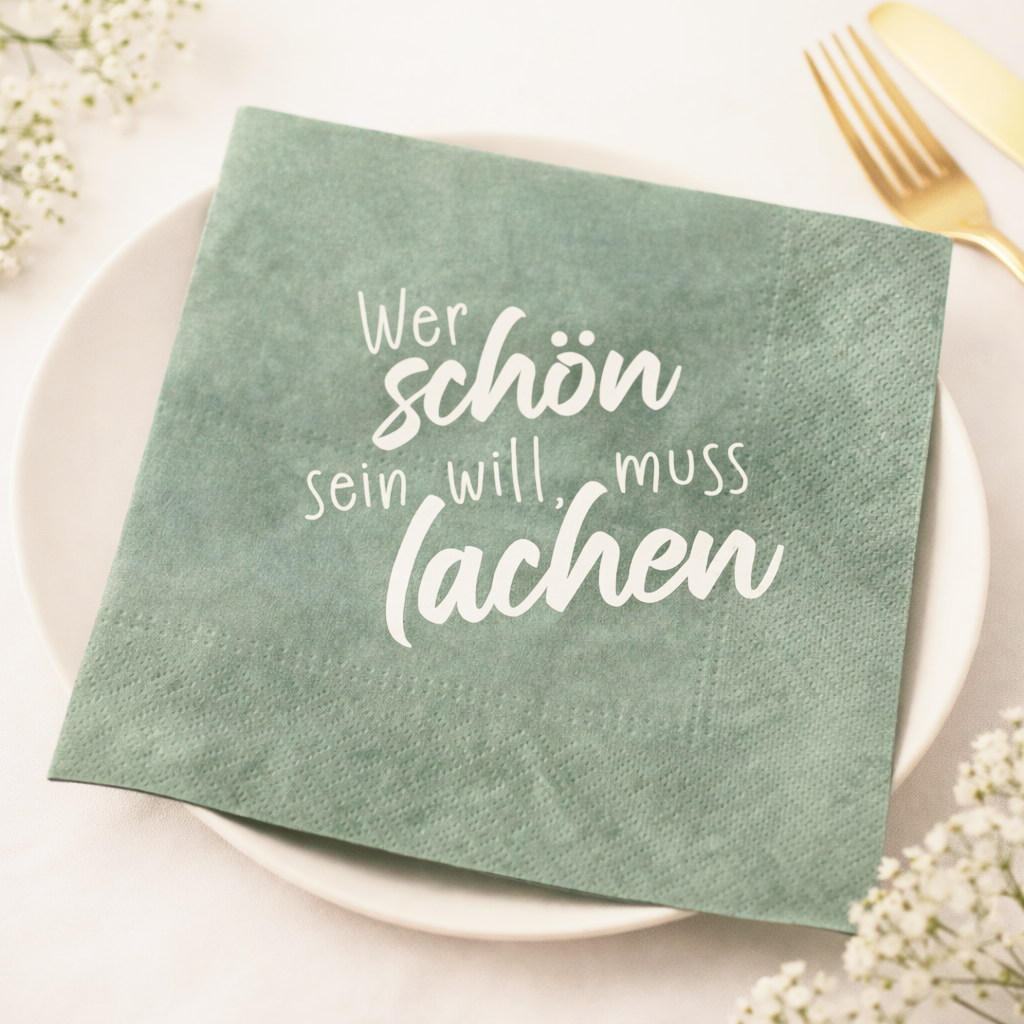 Serviette "Lachen"