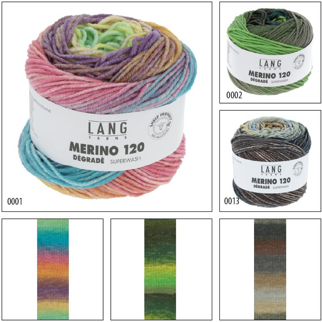 MERINO 120 DÉGRADÉ, LANGYARNS
