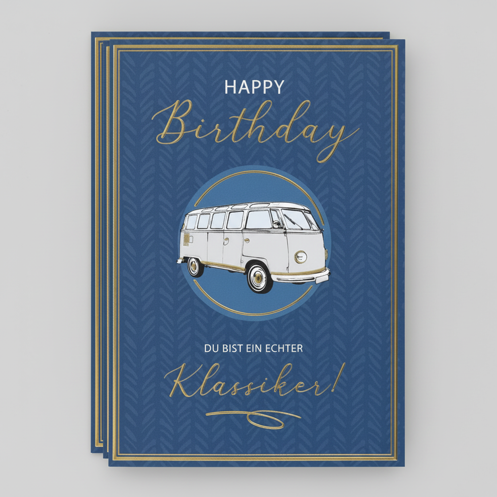 Geburtstagskarte Klassiker