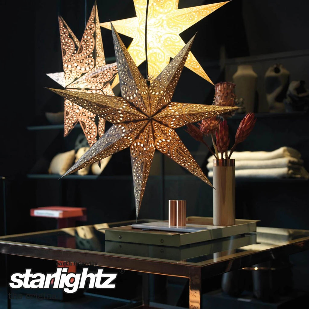 starlightz BABY kashmir brown – Leuchtstern Ø 45 cm