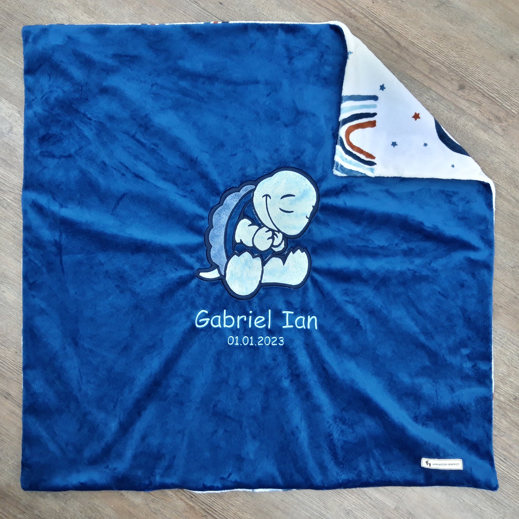 Babykuscheldecke Schildkröte, diverse Farben