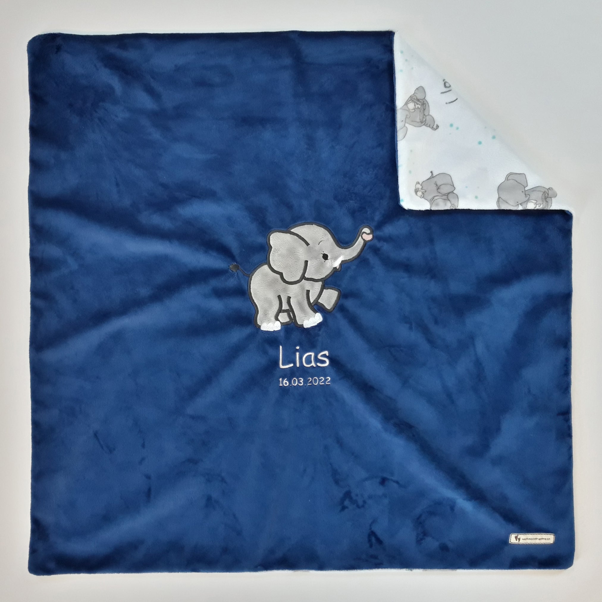 Babykuscheldecke Elefant, diverse Farben