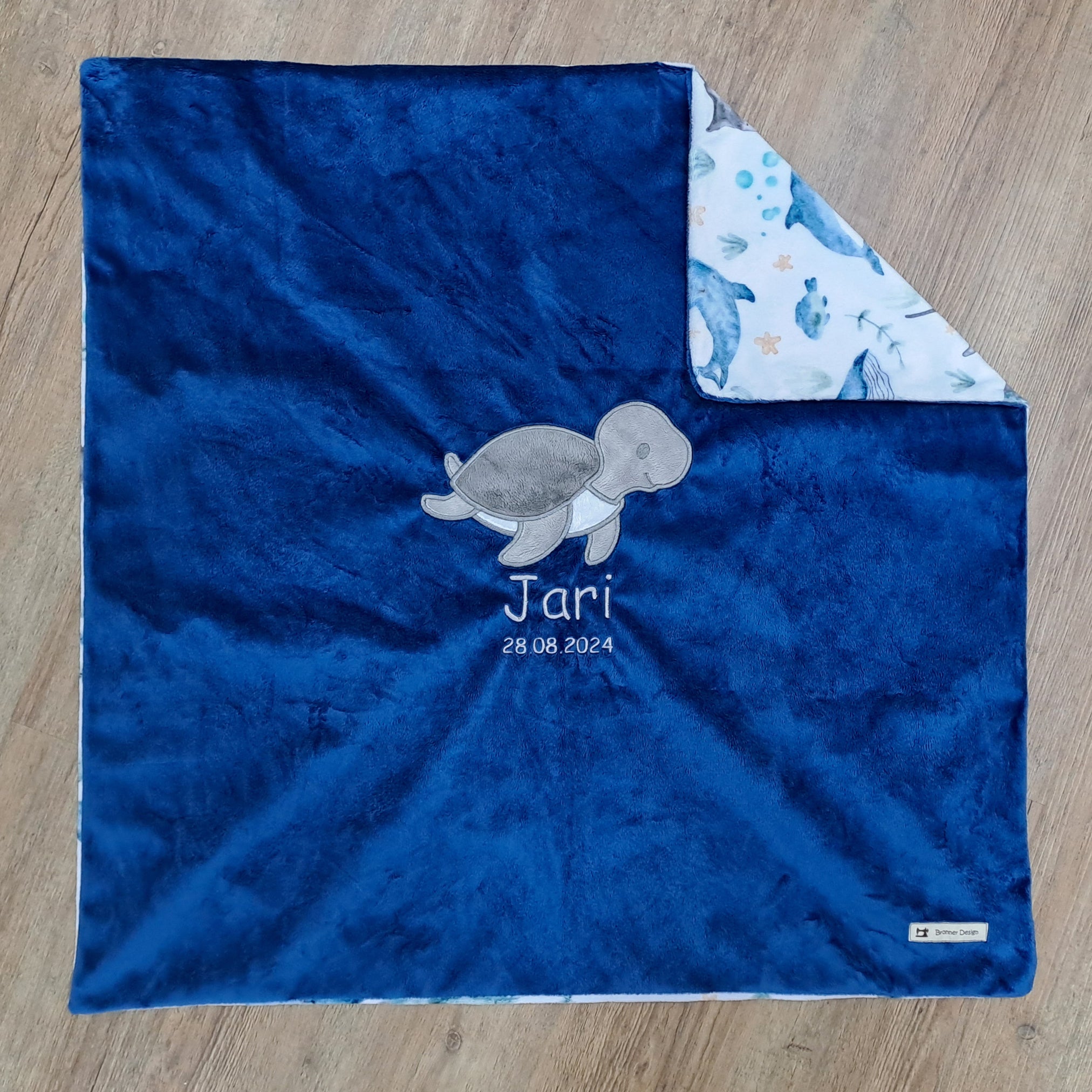 Babykuscheldecke Meeresschildkröte, diverse Farben