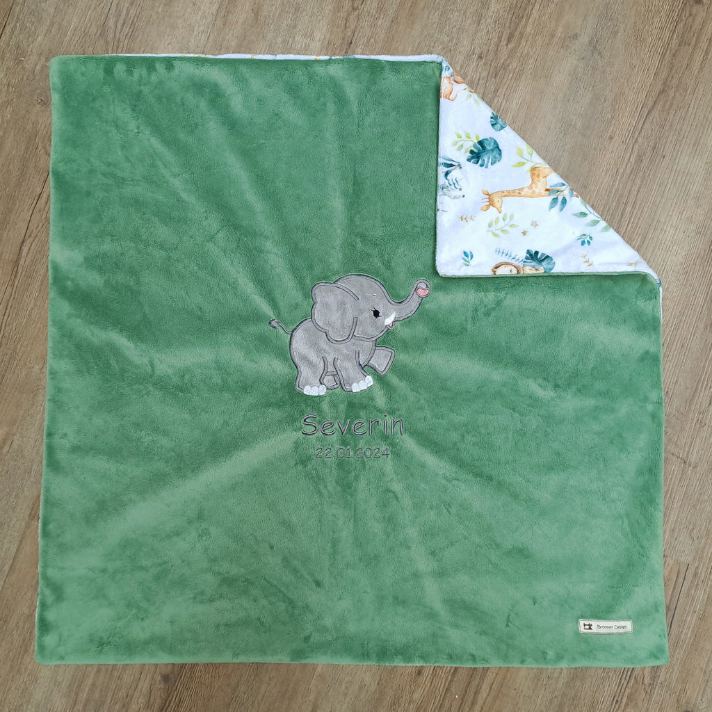 Babykuscheldecke Elefant, diverse Farben