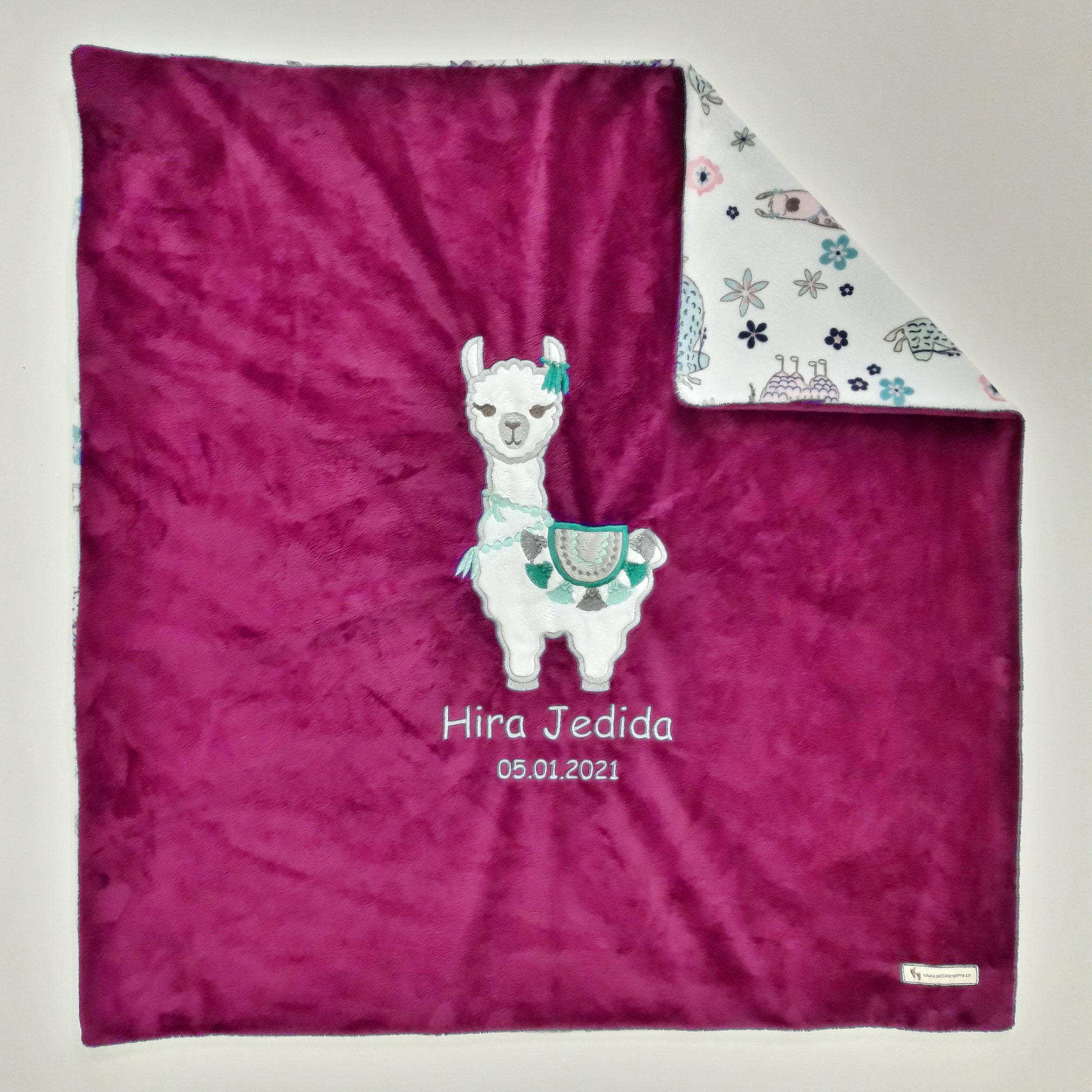 Babykuscheldecke Lama, diverse Farben